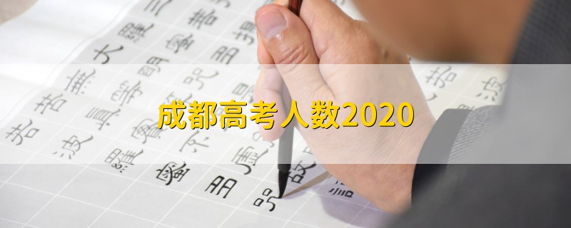 成都高考人數2020